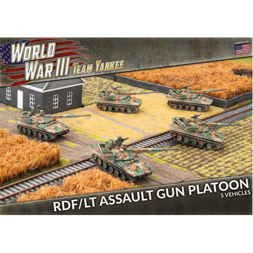 Фигурки World War Iii: Team Yankee – Rdf/Lt Assault Gun Platoon (X5) фигурки zrinyi assault gun platoon plastic