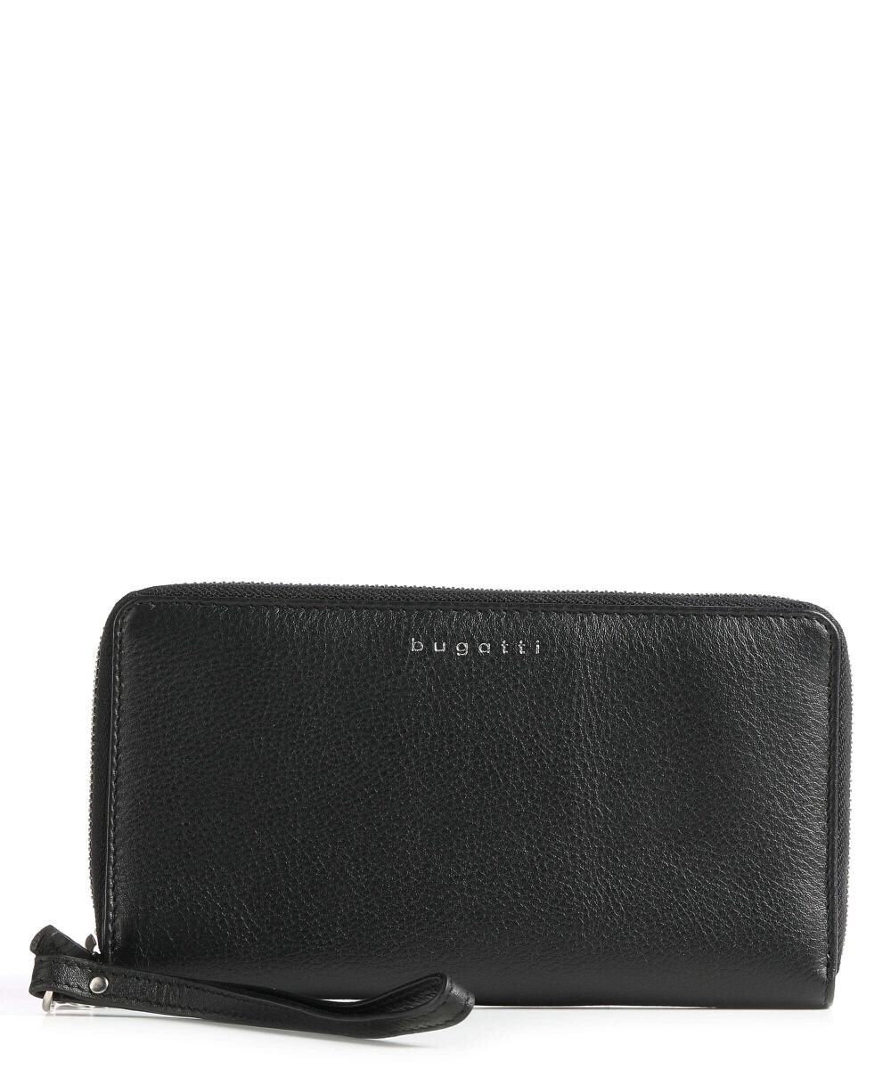 

Кошелек Lady Top из зернистой яловой кожи Bugatti, черный