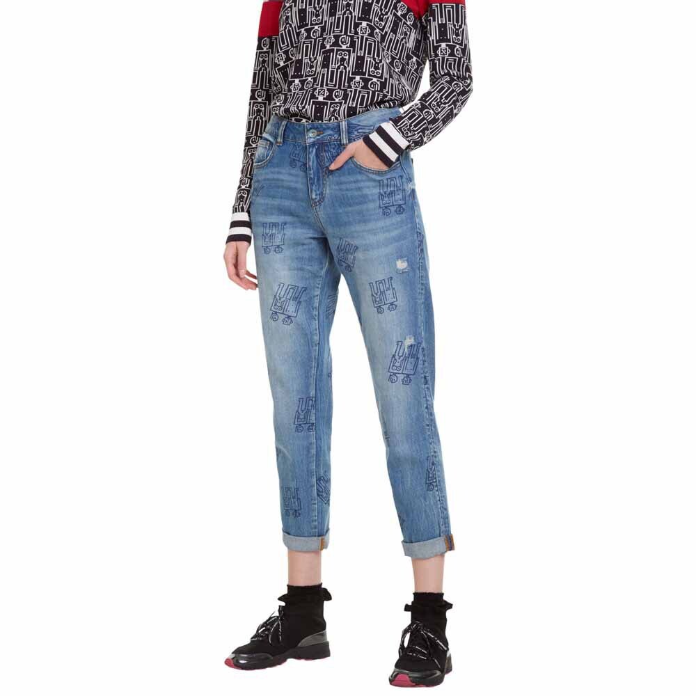 

Джинсы Desigual Robots, синий