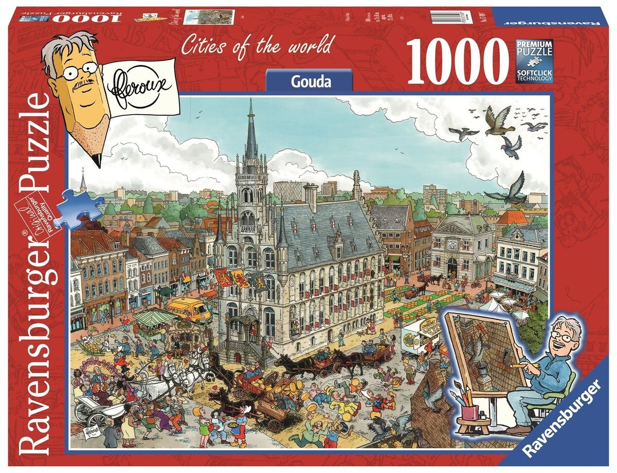 

Пазл Ravensburger, 2D, Гауда, 1000 шт.