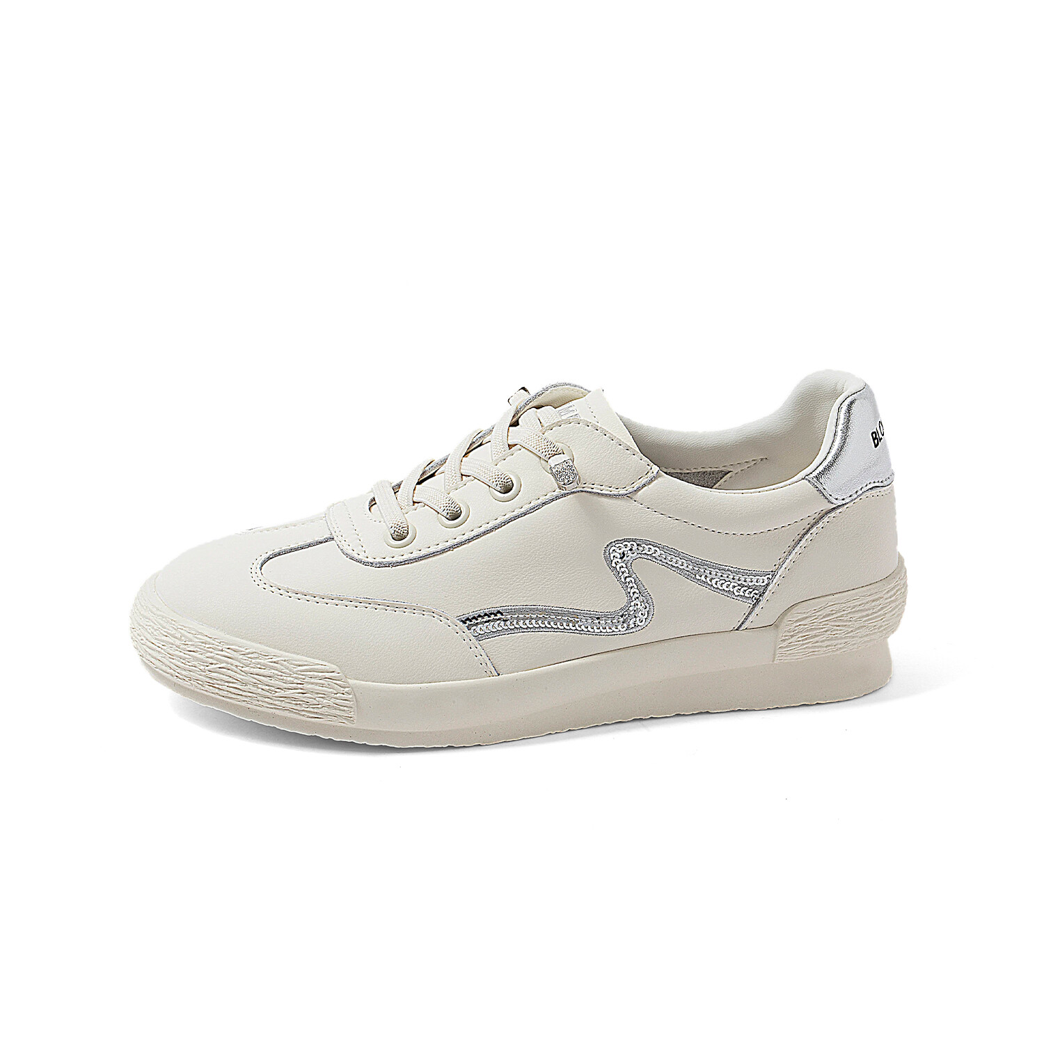 

Кроссовки для образа жизни Женские низкие Comely, цвет Off White/Silver