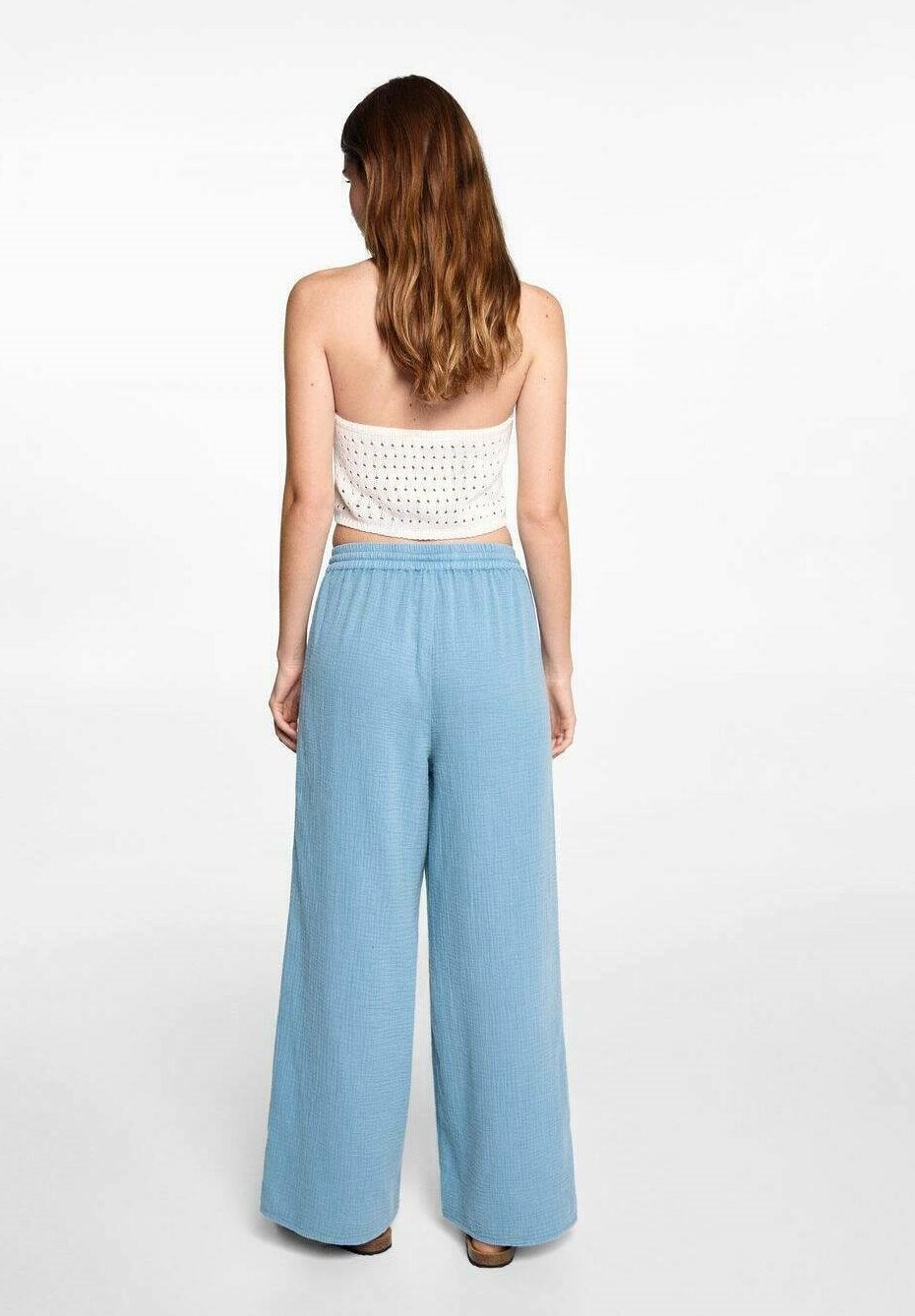 

Брюки EASY Mango Kids, цвет Himmelblau