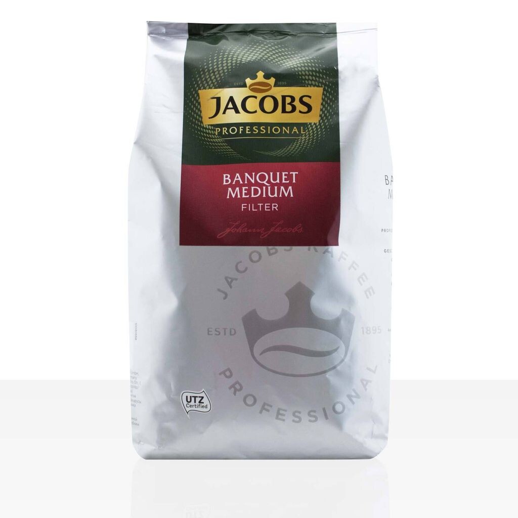 

Jacobs Professional Banquet Medium Filter - молотый кофе 1 кг, фильтр-кофе
