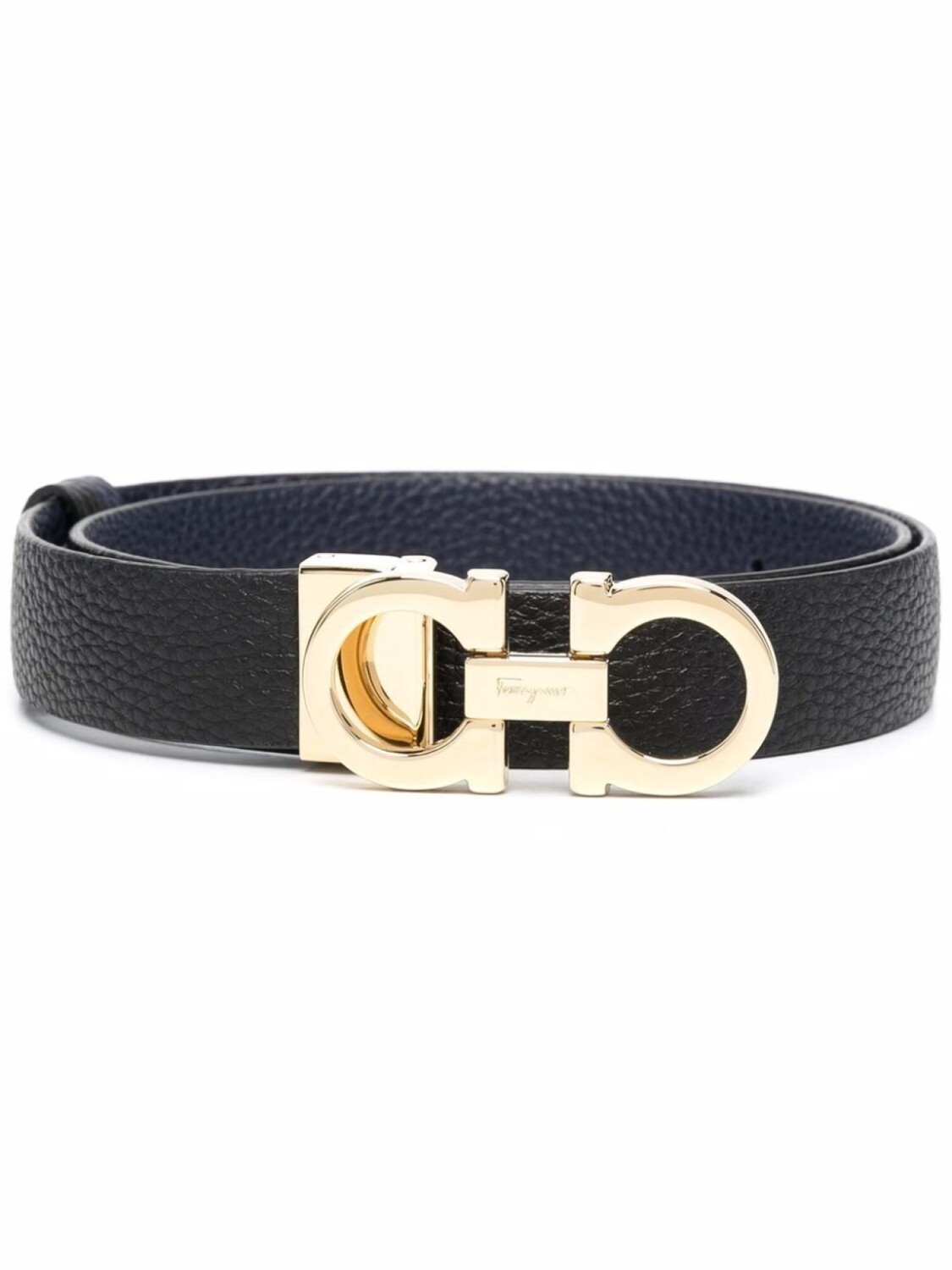 

Ferragamo ремень с металлическим логотипом, черный