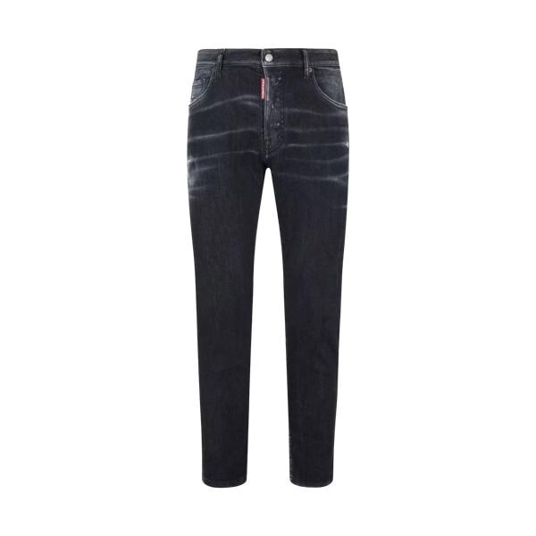 

Брюки halbhohe slim fit jeans 900 black Dsquared2, черный