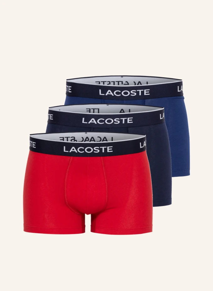 

Комплект из 3 боксеров Lacoste, синий