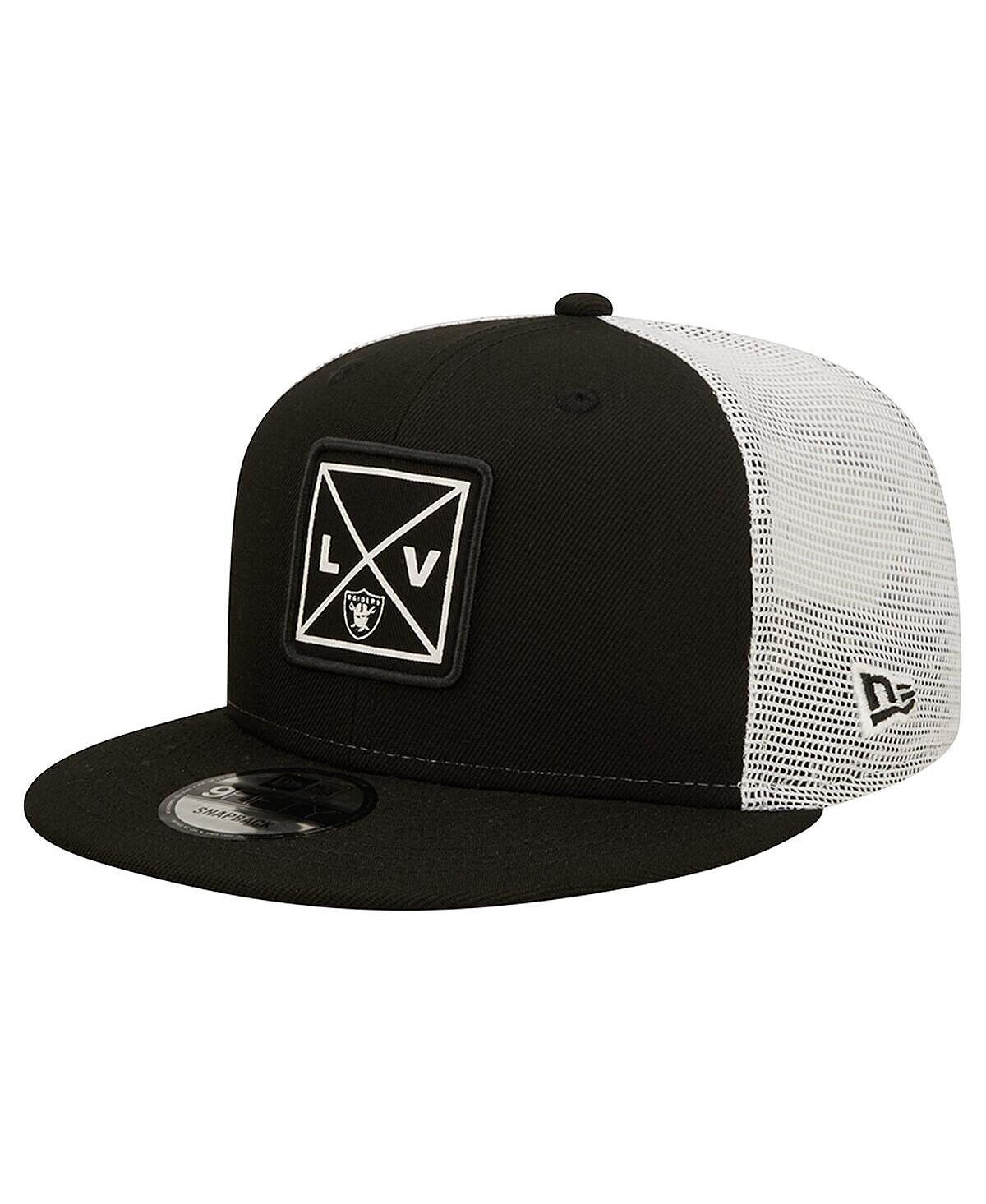 

Мужская черная кепка Las Vegas Raiders Quad II 9FIFTY Trucker Snapback New Era