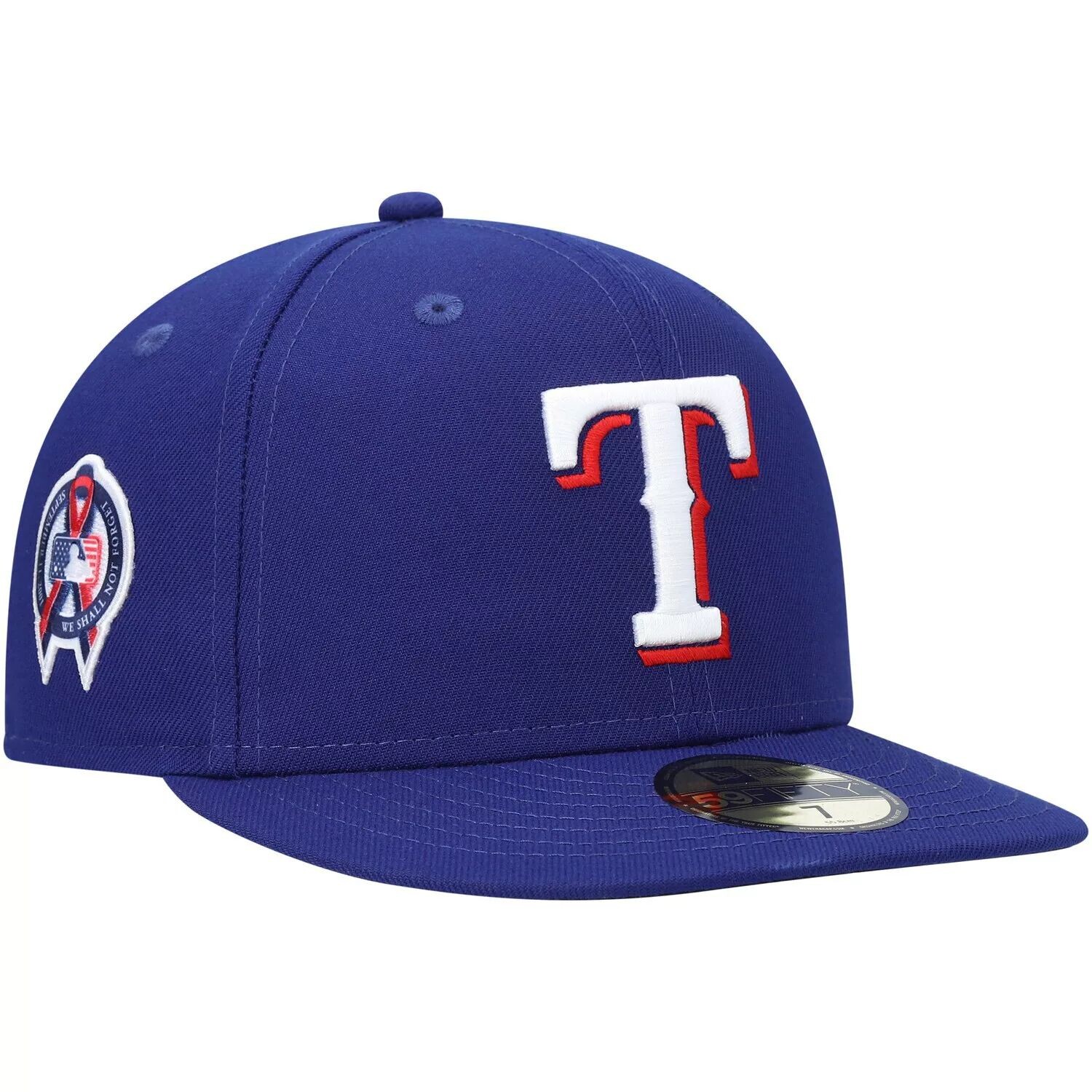 

Мужская кепка New Era Royal Texas Rangers с мемориальной нашивкой в ​​память о 9/11 59FIFTY