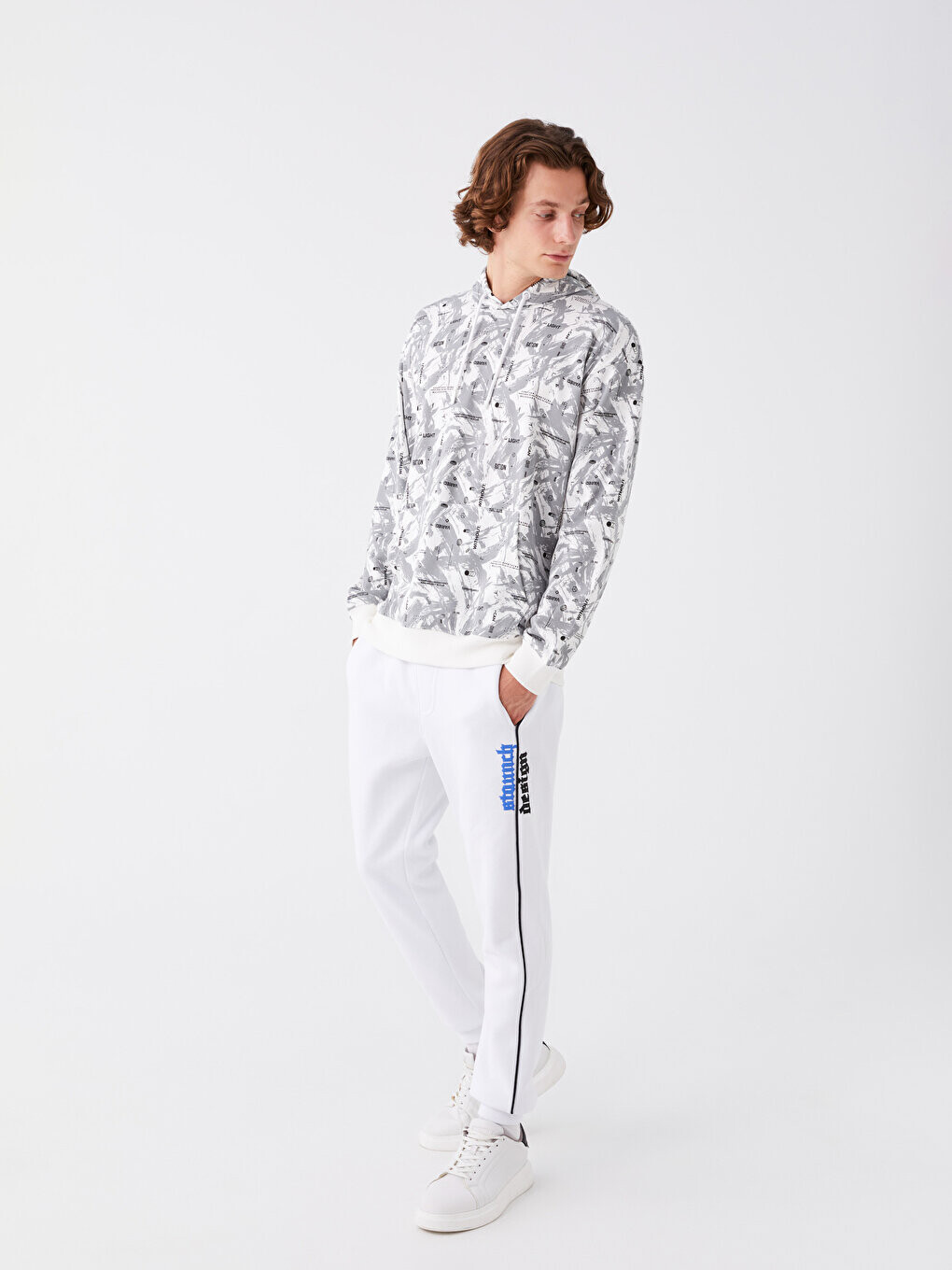 

Мужские спортивные штаны Slim Fit для джоггеров LCW Casual, буксе белый