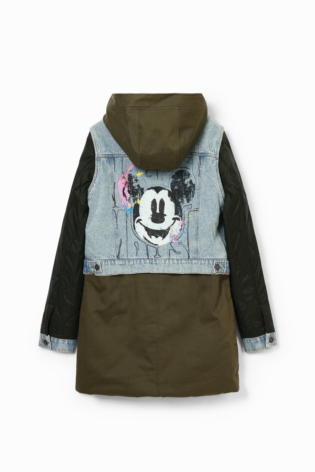 

Короткое пальто CHAQ BUDAPEST MICKEY Desigual, оливковый