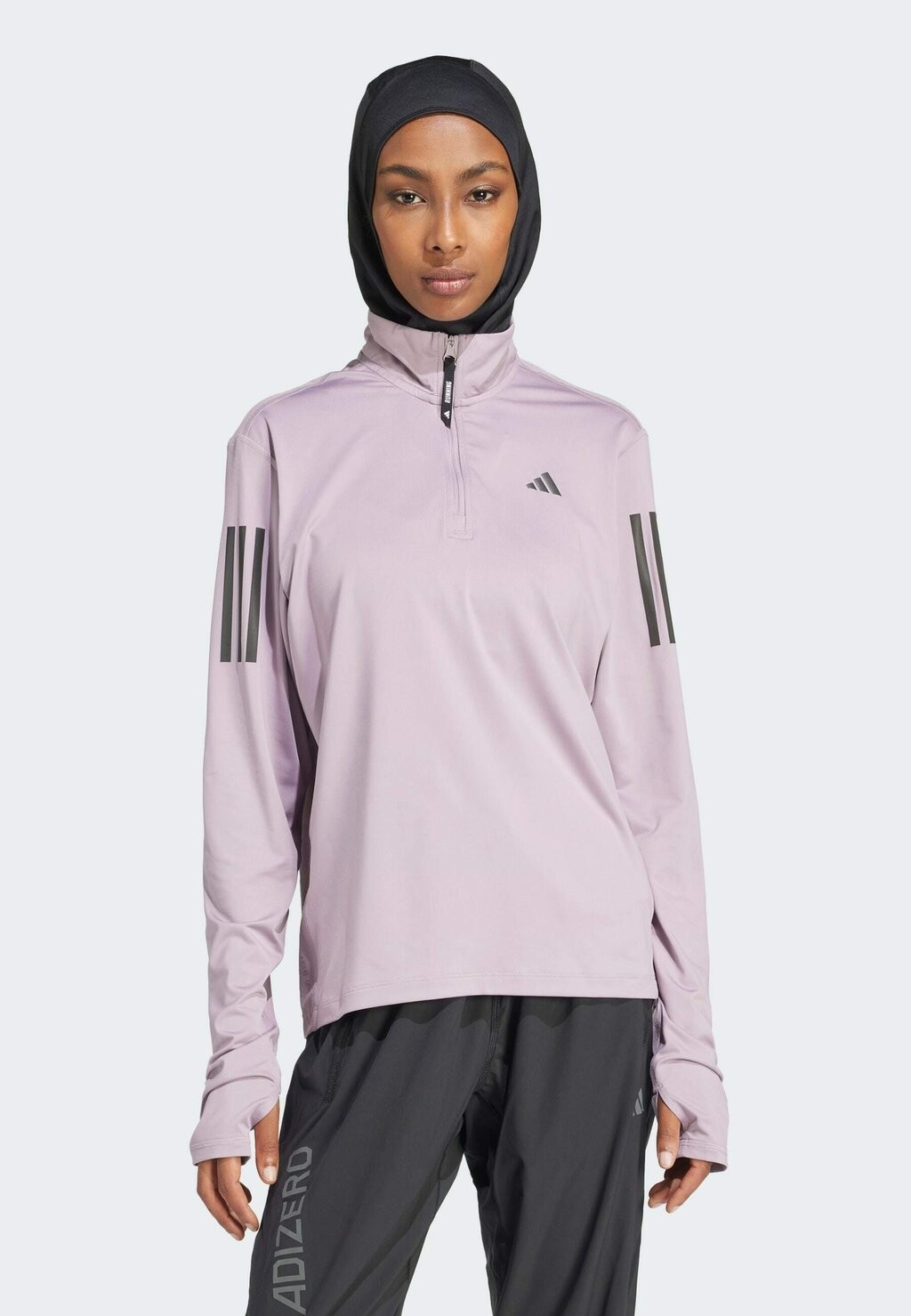 

Блузка с длинными рукавами adidas Performance, розовый