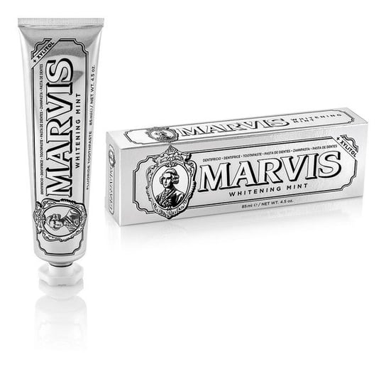 Зубная паста отбеливающая с фтором отбеливающая мята 85мл Marvis Fluoride