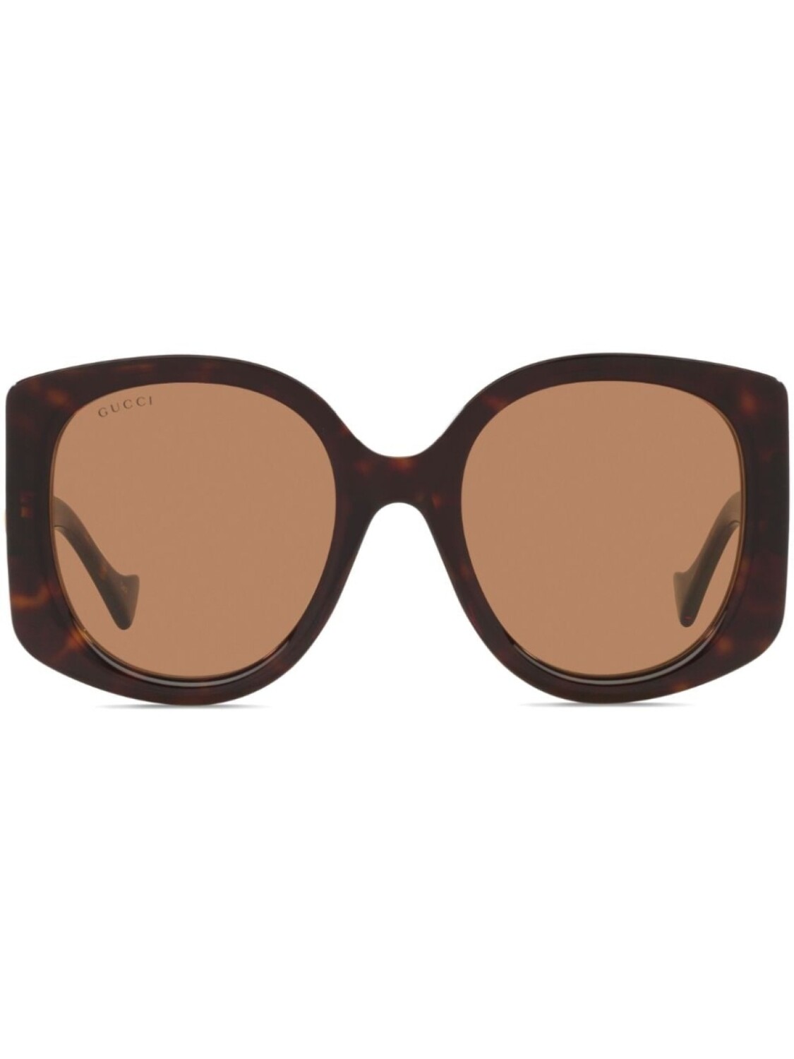 

Gucci Eyewear солнцезащитные очки с логотипом Interlocking G, зеленый