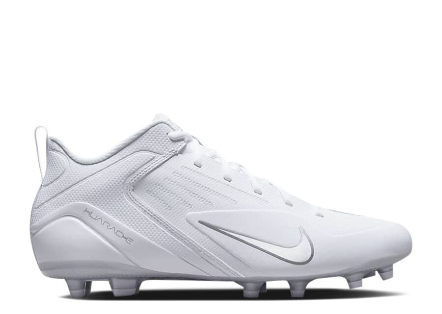 

Кроссовки Nike Alpha Huarache 8 Varsity, белый/металлик/серебряный