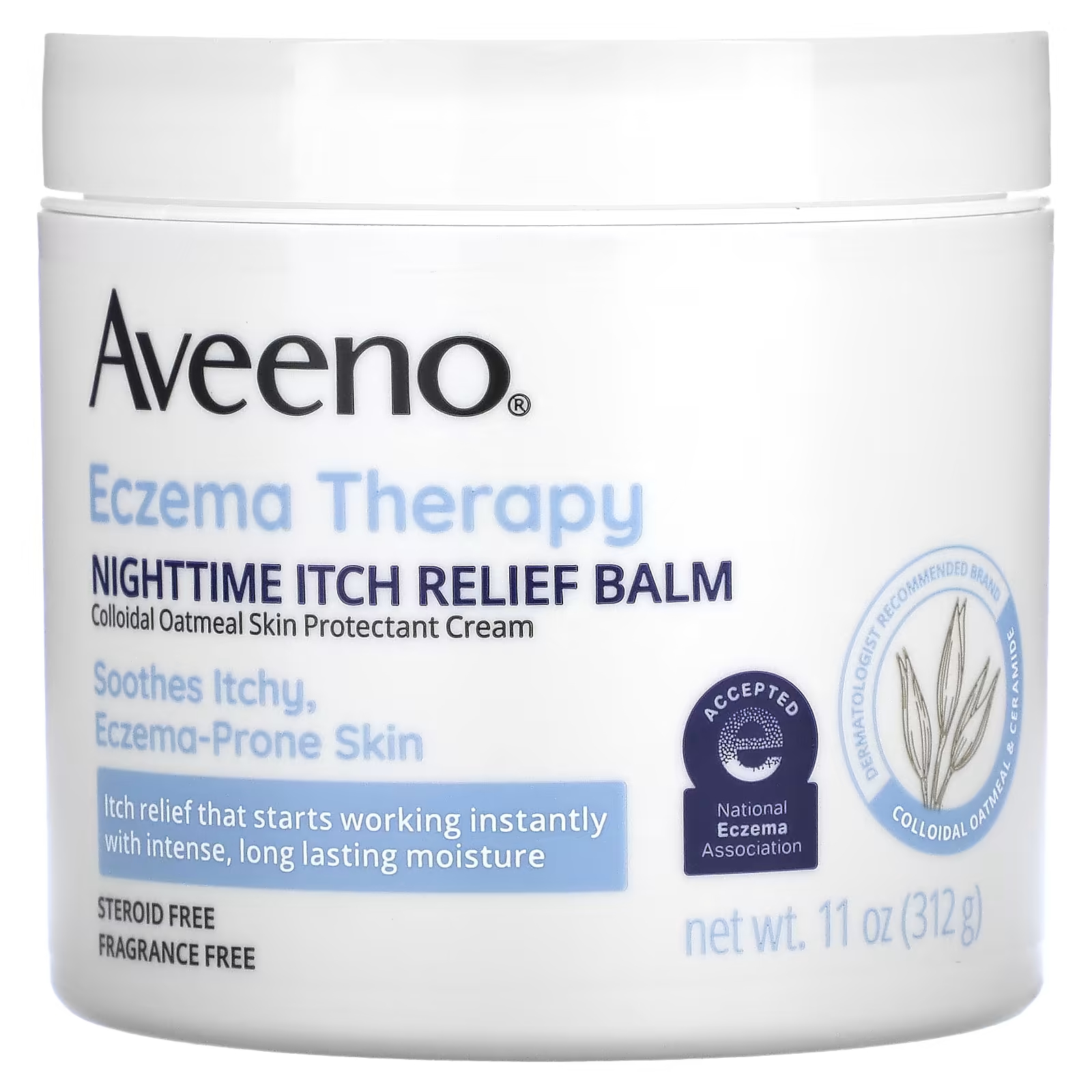 Бальзам Aveeno Eczema Therapy для снятия ночного зуда