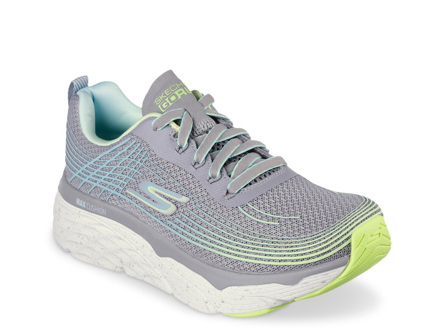 

Беговые кроссовки GO Run Max Cushioned Elite Galaxy Burst — женские Skechers, серый/зеленый