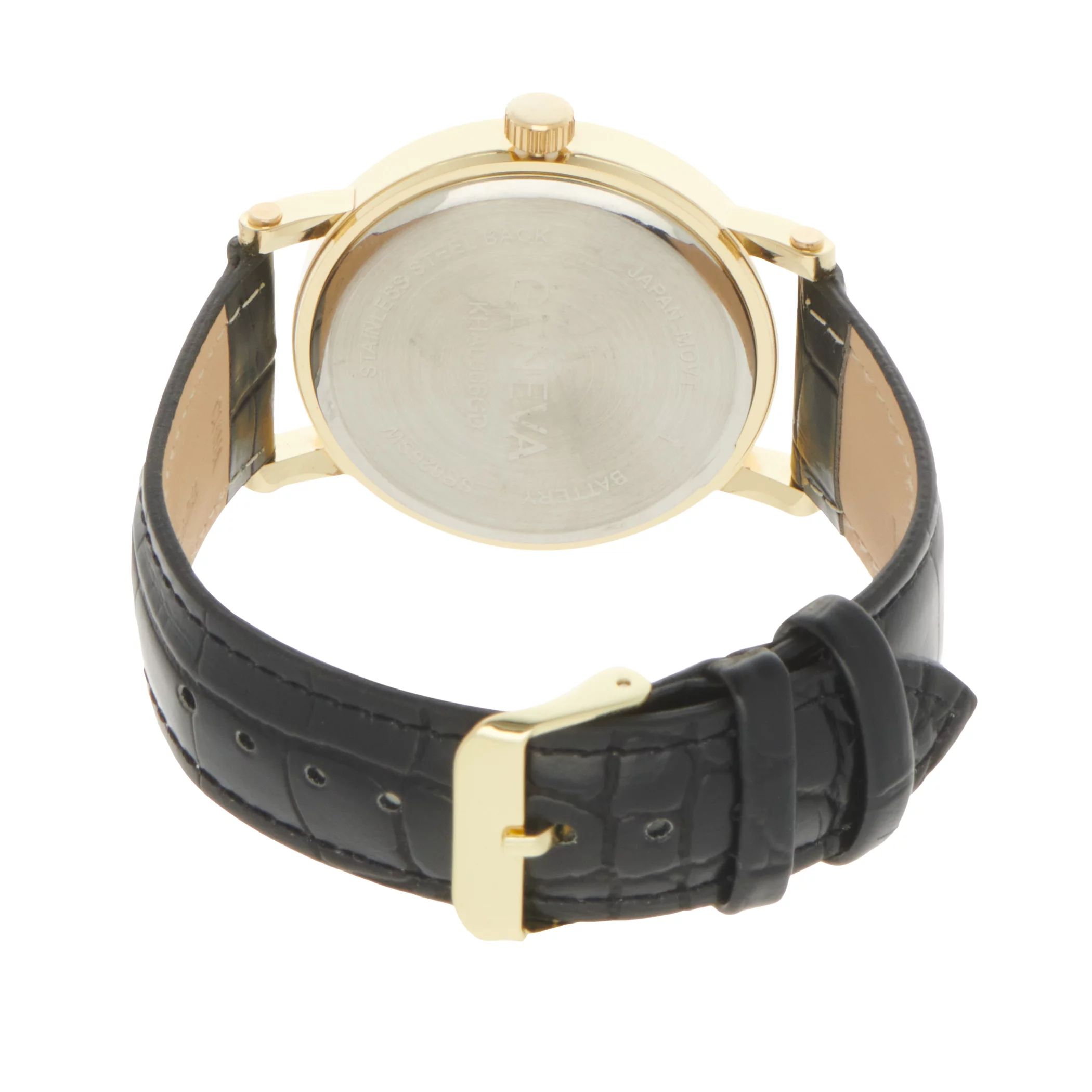 Мужские часы с золотистым ремешком Diamond Accent - KHA0006GD Geneva