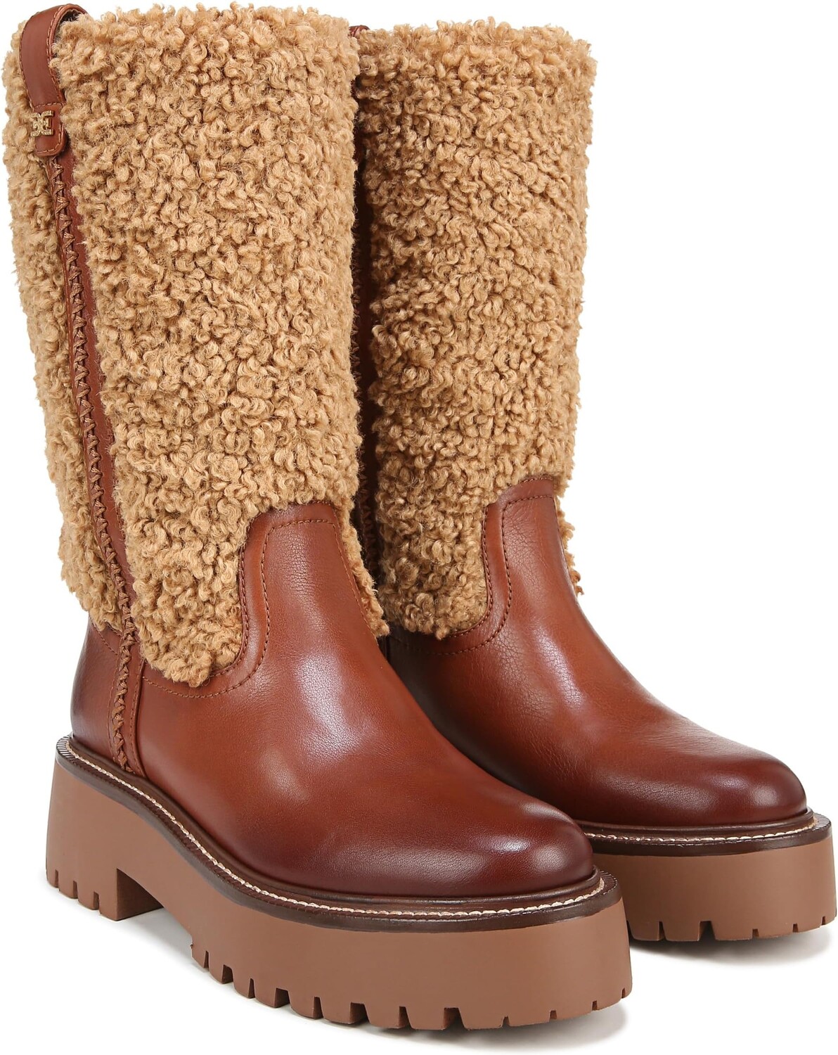

Сапоги Elfie Sam Edelman, цвет Acorn Brown Suede/Ginger