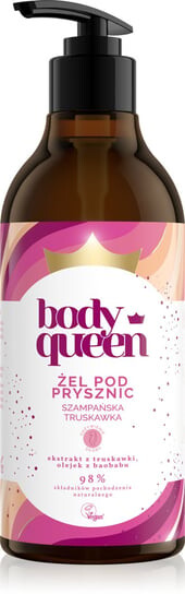 

Гель для душа, Клубника, Шампанское, 400мл Body Queen, Hair Queen