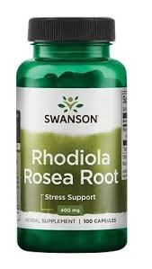 Swanson, Rhodiola Rosea Root Родиола розовая 400 мг 100 капсул