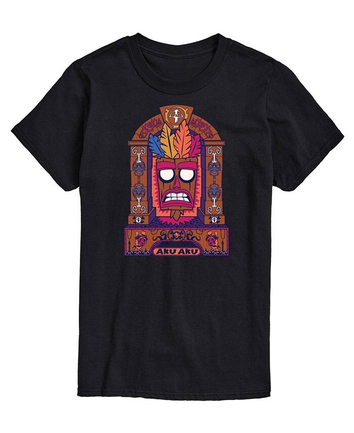 

Мужская футболка Crash Bandicoot Aku Aku AIRWAVES, черный
