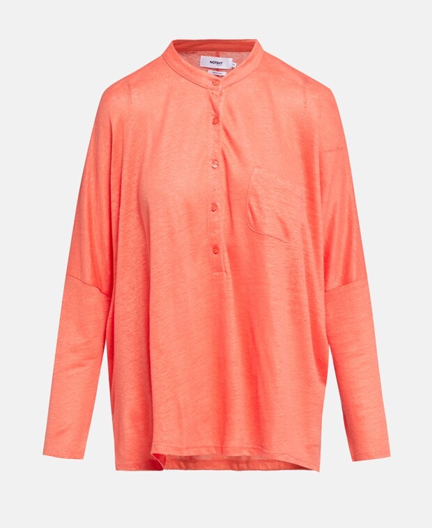 

Льняная блузка Notshy Cashmere, оранжевый