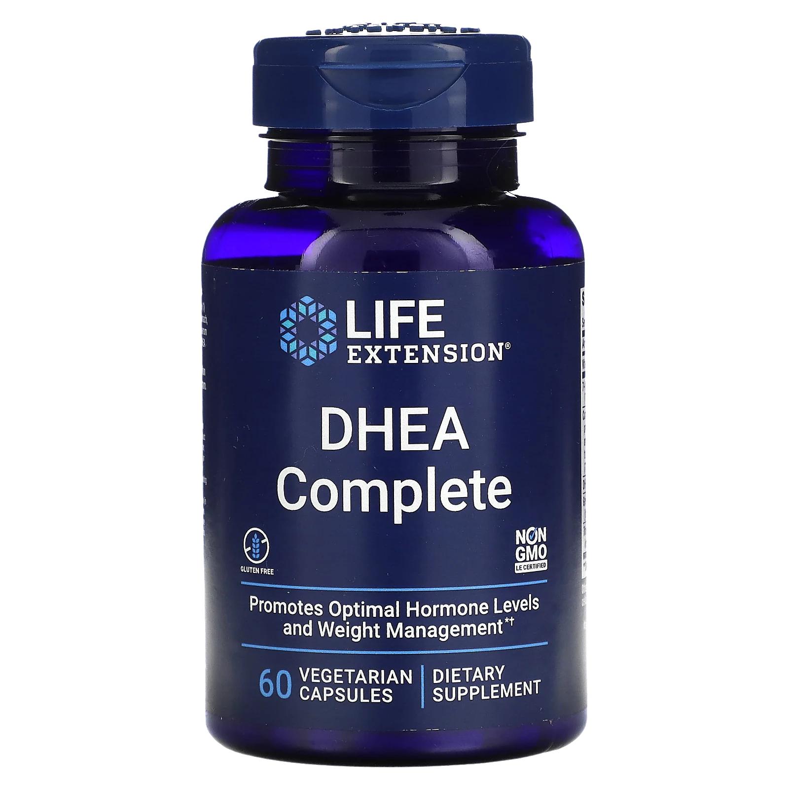 Life Extension DHEA 60 вег капсул hu mineral минерал гуминовой фульвокислоты необработанный порошок для повышения иммунитета 60 вег капсул