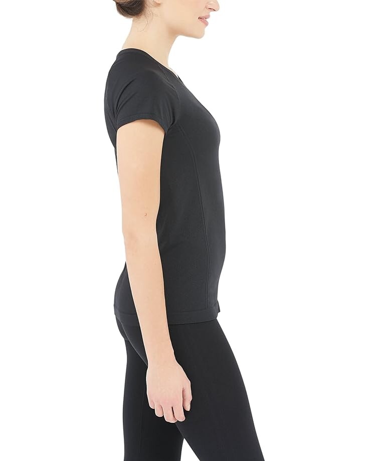 

Футболка Spanx Spanx Lamn Active Seamless Short Sleeve Tee, цвет Very Black