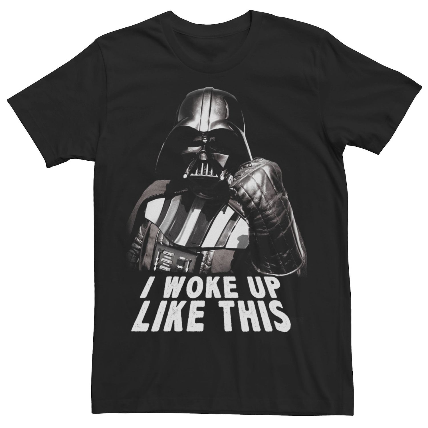 цена Мужская футболка с портретом Дарта Вейдера «Я проснулся таким» Star Wars