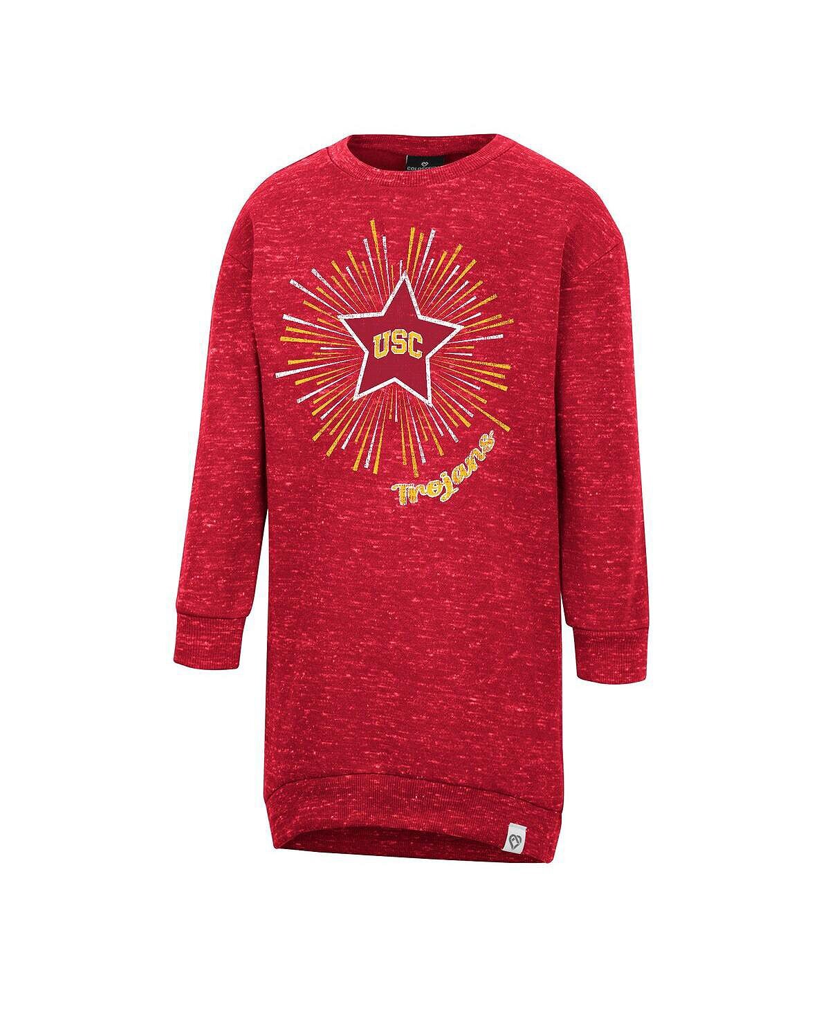 

Платье-свитшот Cindy Lou для девочек Cardinal USC Trojans Cindy Lou Colosseum