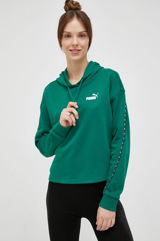 

Толстовка Пума Puma, зеленый