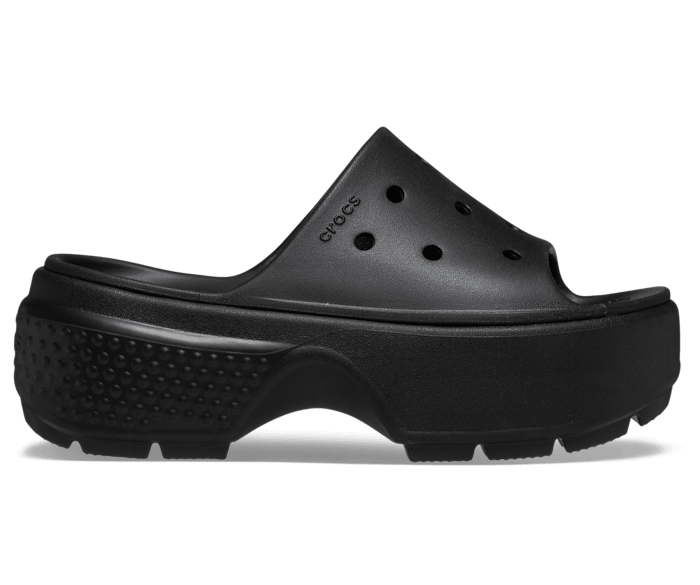 Шлепанцы Stomp Crocs женские, цвет Black