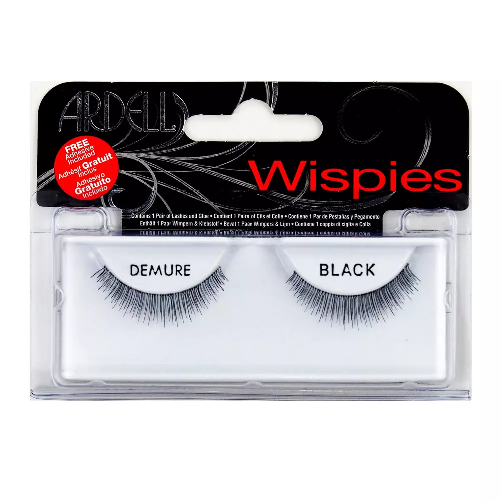 

Накладные ресницы Wispies Pestañas Demure #Black Ardell, 1 шт