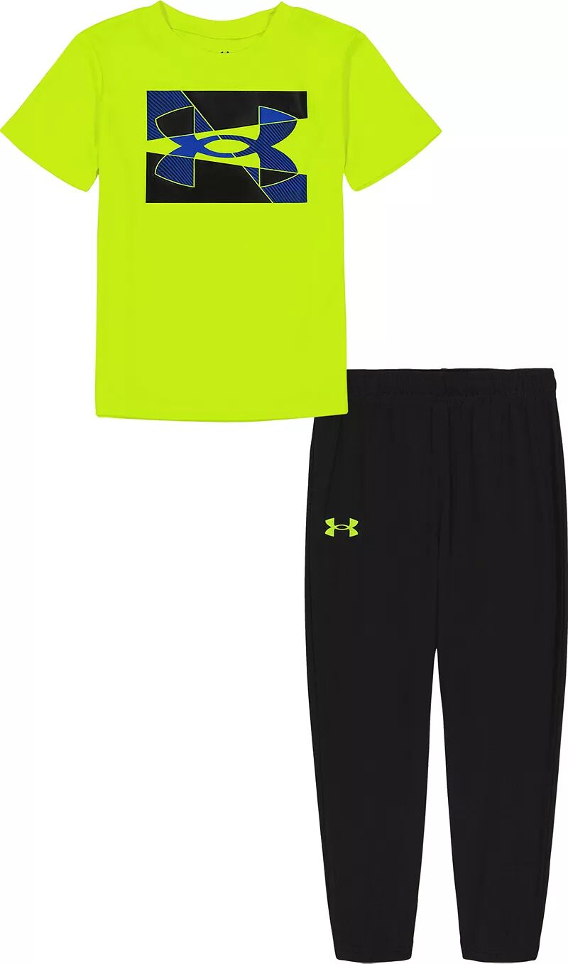 

Льняной комплект с большим логотипом Under Armour Little Boys