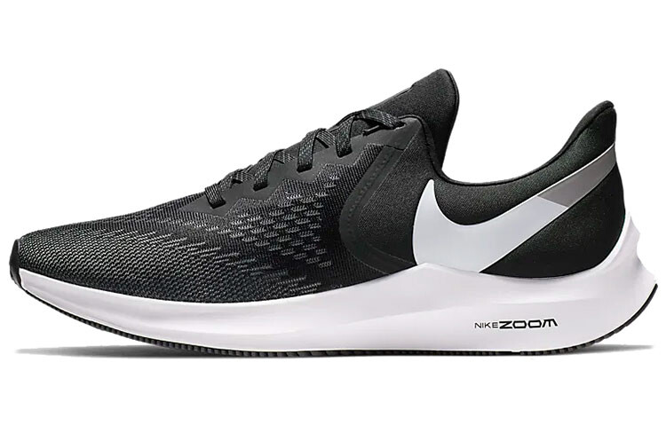 

Nike Zoom Winflo 6 Черный Белый Темно-Серый
