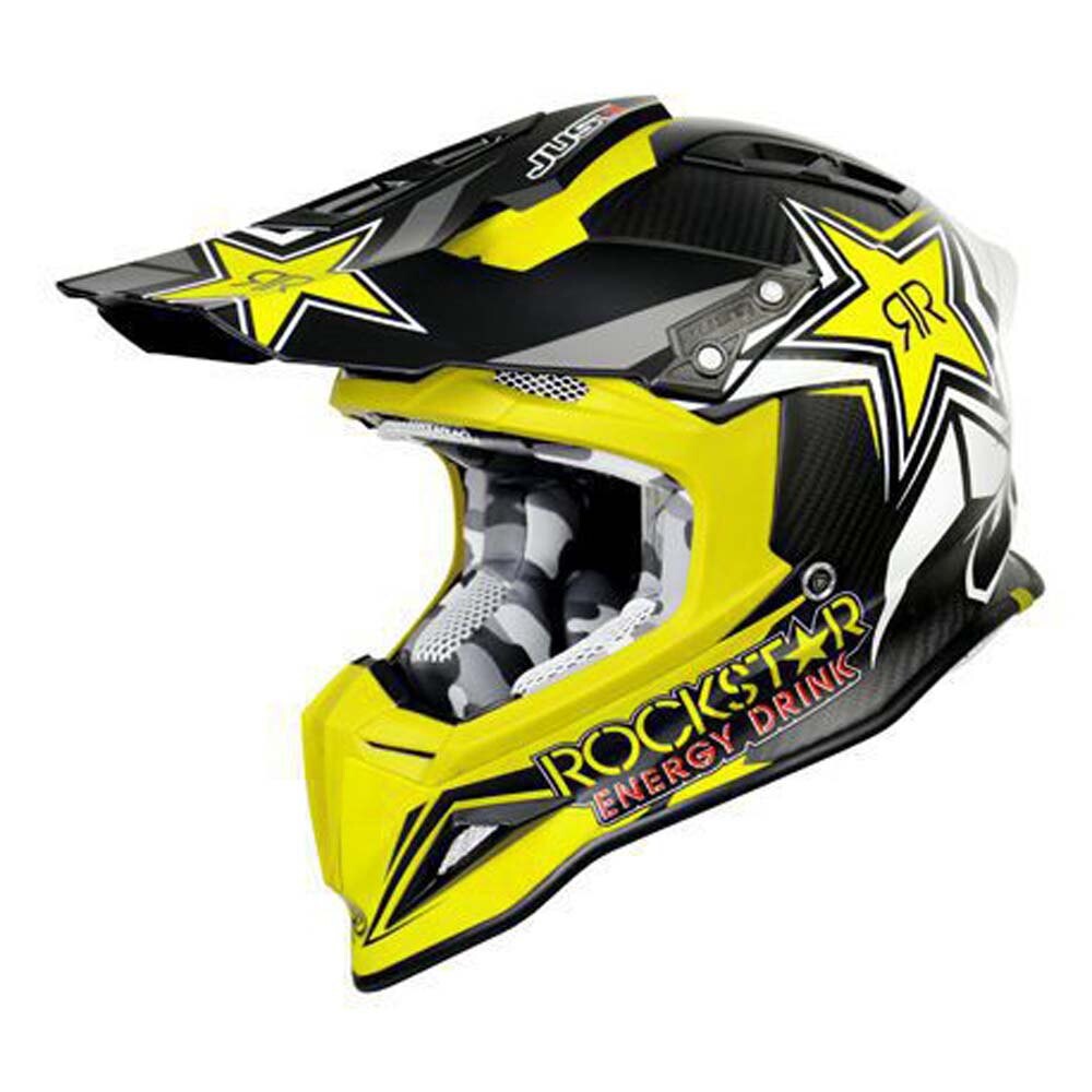 

Шлем для мотокросса Just1 J12 Rockstar 2.0, желтый