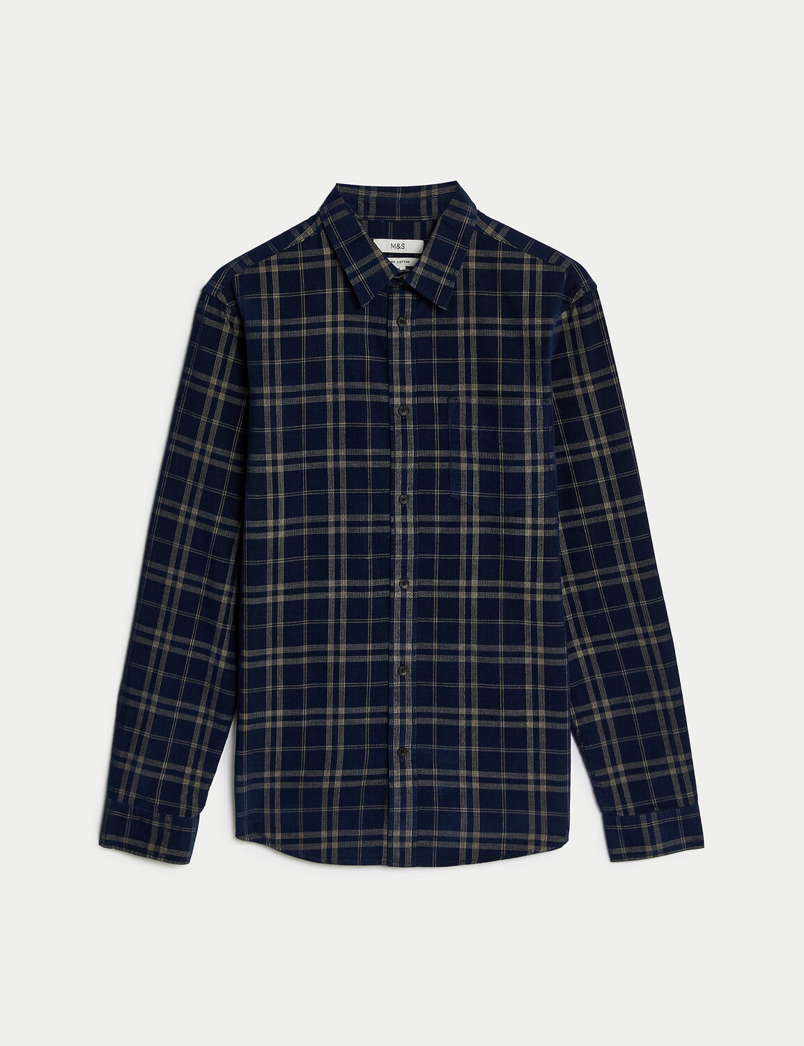 

Вельветовая рубашка в клетку Marks & Spencer