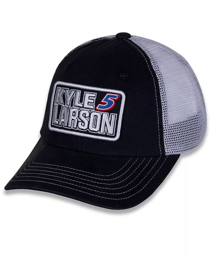 

Женская черно-белая регулируемая шляпа с именем и номером Kyle Larson Hendrick Motorsports Team Collection, черный