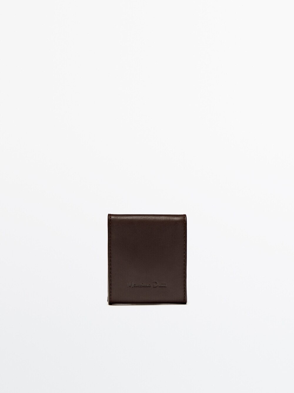 

Кожаный кошелек Massimo Dutti, коричневый