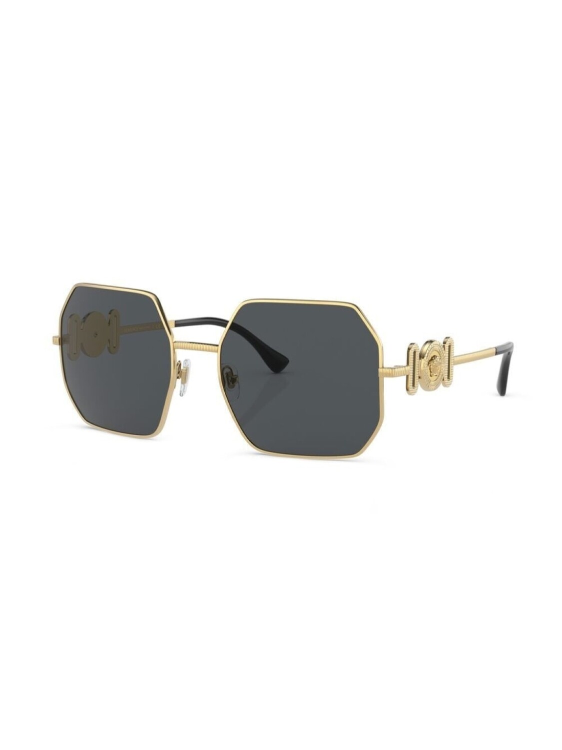 

Versace Eyewear солнцезащитные очки с декором Medusa, черный