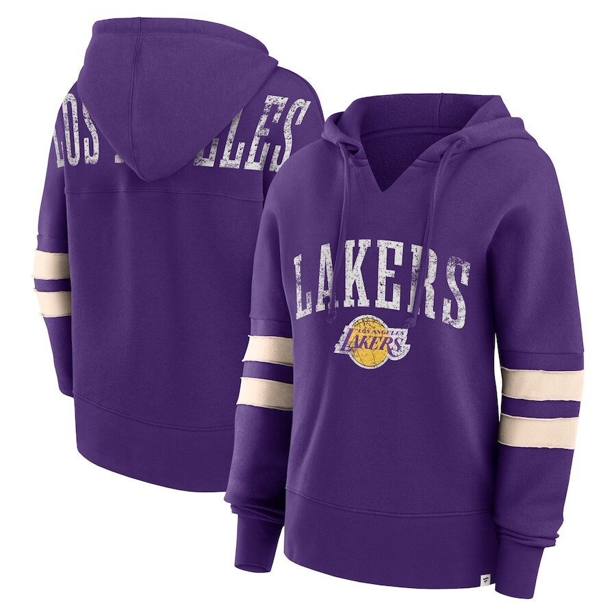 

Пуловер с капюшоном Fanatics Branded Los Angeles Lakers, фиолетовый
