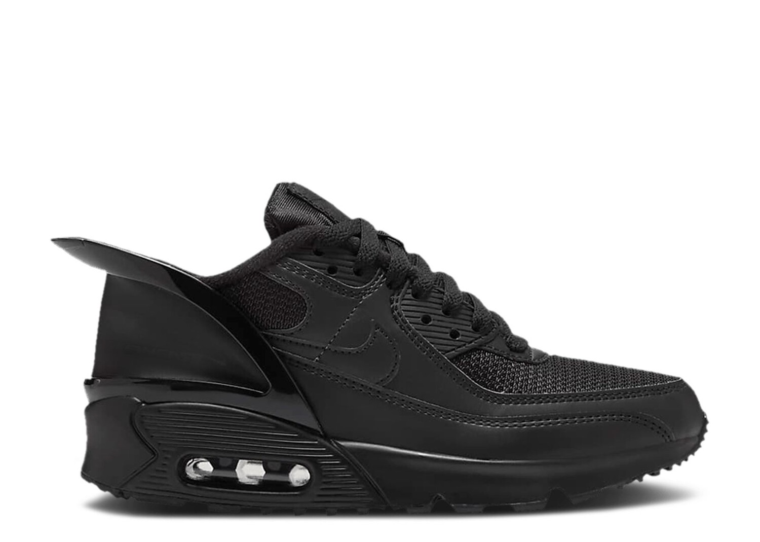 

Кроссовки Nike Air Max 90 Flyease Gs 'Triple Black', черный