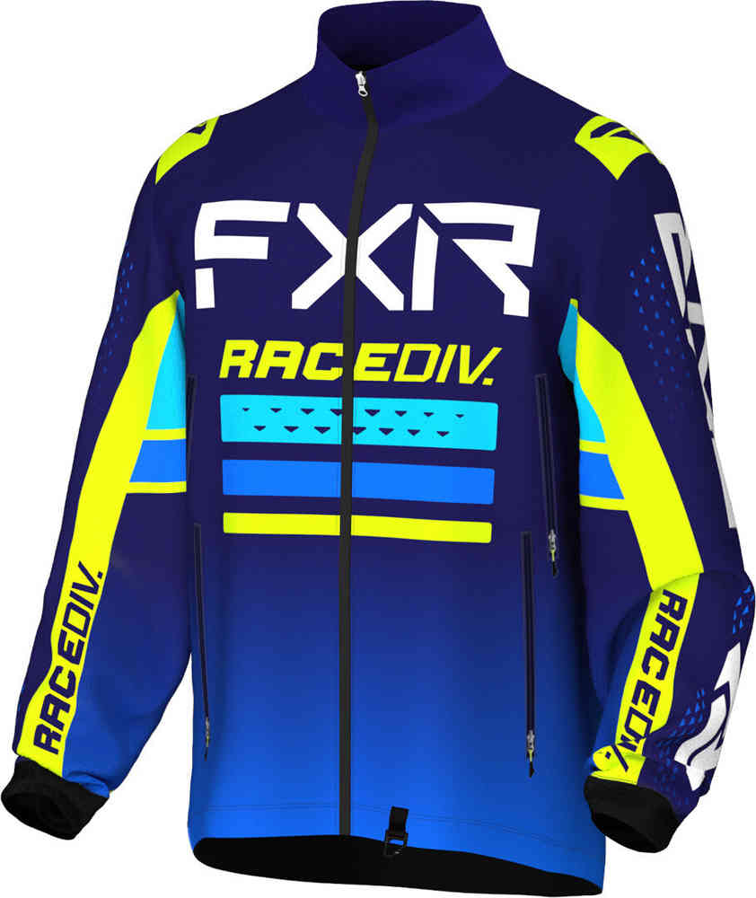Куртка для мотокросса RR Lite FXR, синий/флуоресцентно-желтый