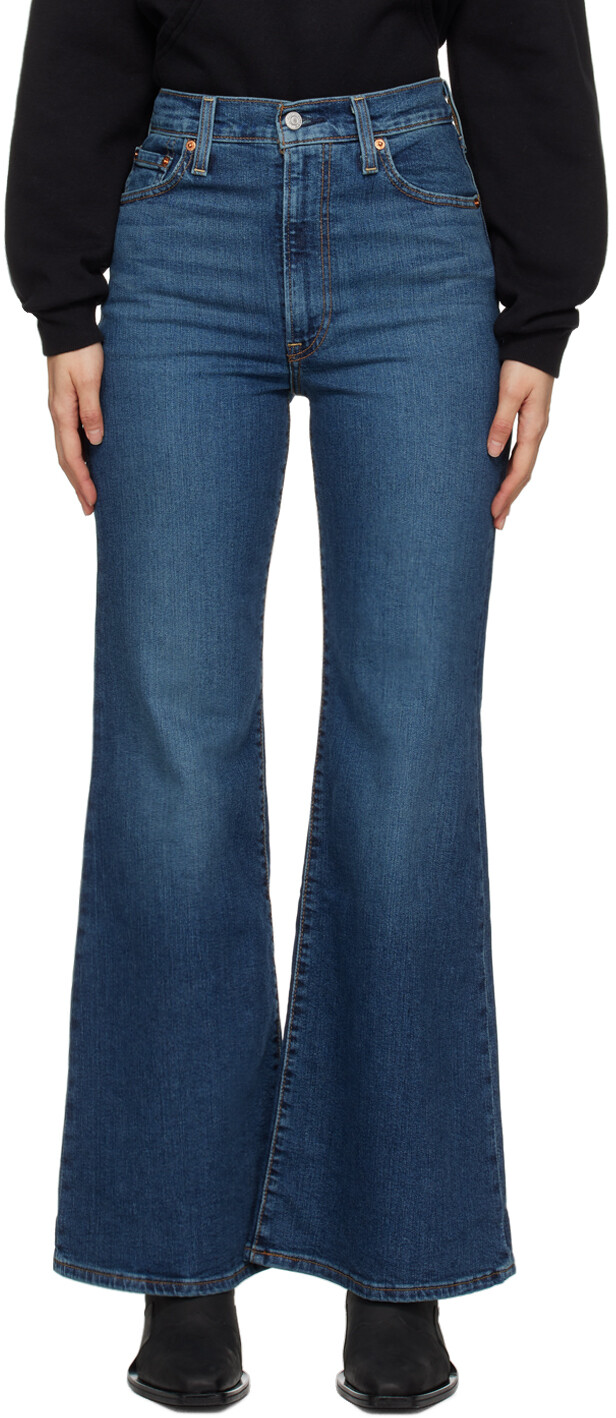 

Джинсы цвета индиго Ribcage Bell Levi'S