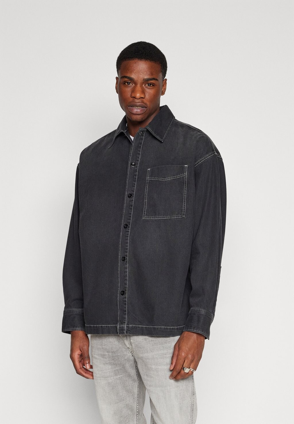 

Рубашка BOXY FIT G-Star, черный джинсовый
