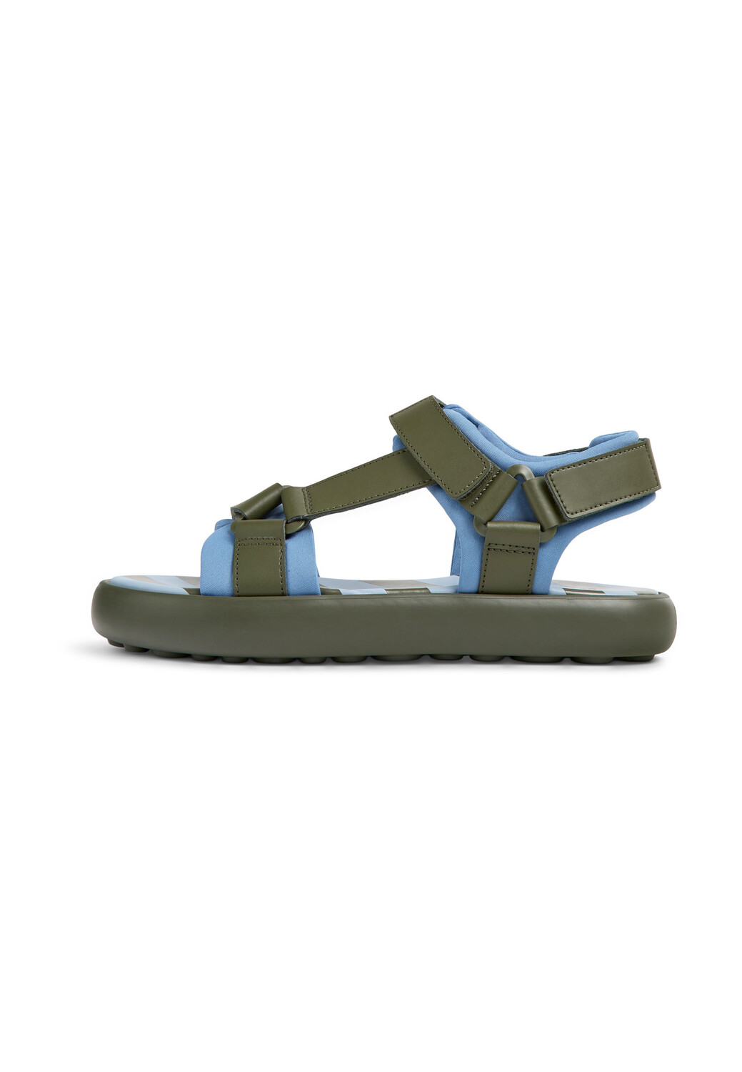 

Сандалии Camper Pelotas Flota, цвет Dunkelgrün/Hellblau