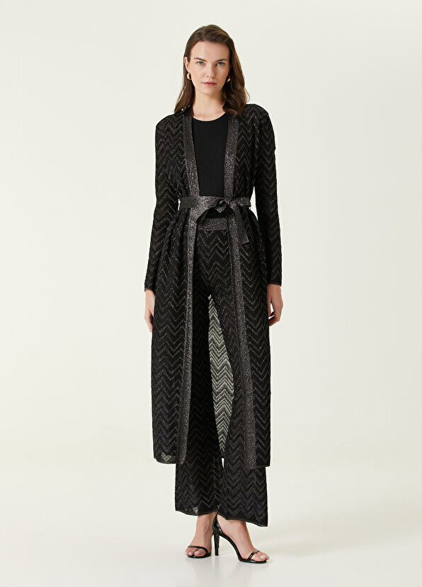 

Черные брюки с зигзагообразным узором Missoni, Черный