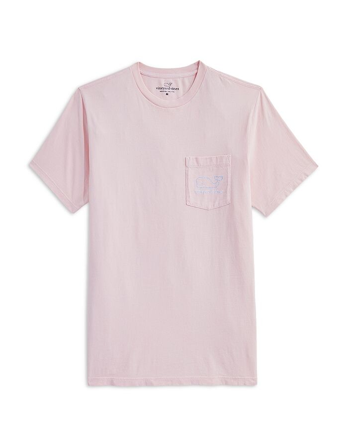 

Окрашенная в одежде футболка с короткими рукавами и контуром кита Vineyard Vines