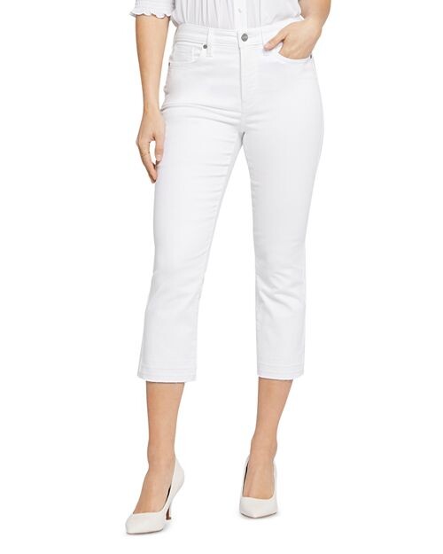 

Джинсы-капри Chloe с высокой посадкой NYDJ, цвет White