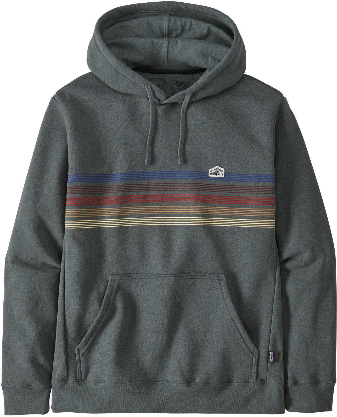 

Толстовка Uprisal с логотипом Line Ridge Stripe, мужская Patagonia, зеленый